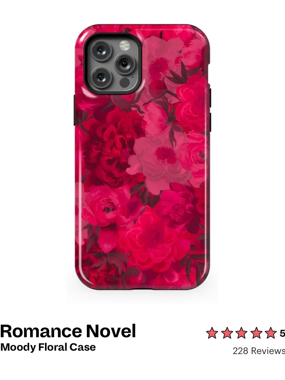 iPhone 12 floral Casely phone case